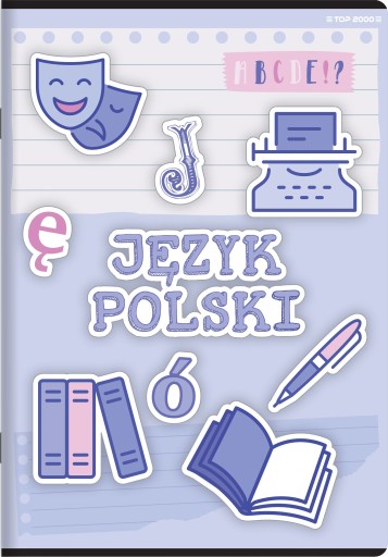 TEMATICKÁ KNIHA A5 60 K POĽSKÝ JAZYK TOP2000 WZ1