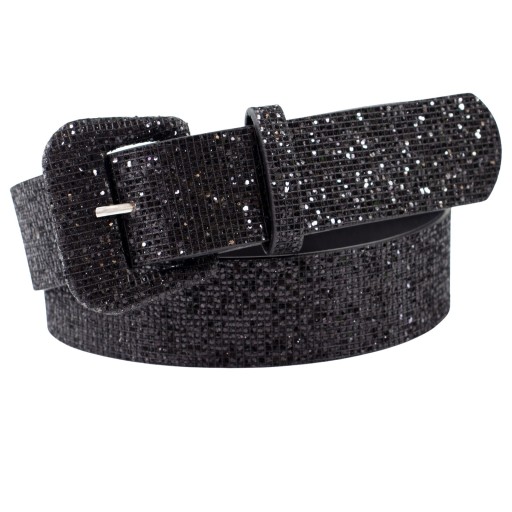 Klasický dámsky nohavicový opasok, pracka GLITTER