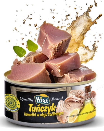 Tuniak v rastlinnom oleji, veľké kusy DIÉTA