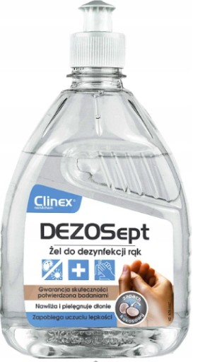 CLINEX DEZOSEPT 500ML GÉL NA DEZINFEKCIU RÚK S KOKOSOVOU VÔŇOU