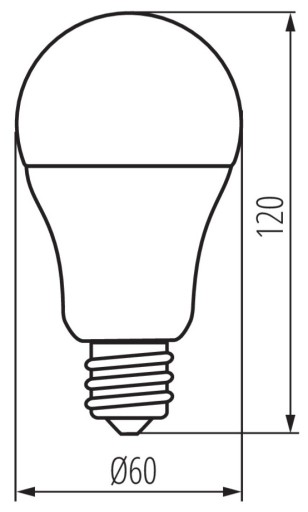 RAPID HI v2 LED žiarovka A60 13W-NW svetelný zdroj SHANK E27 1520lm 4000K