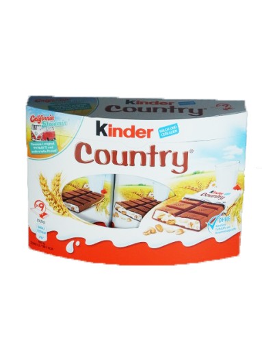 Kinder Country čokoládové tyčinky 9 ks Z Nemecka Deň detí