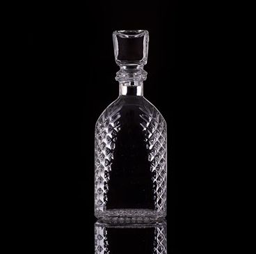 0,5 l sklenená karafa ARK s korkom na whisky, víno, likér, vodu, 500 ml