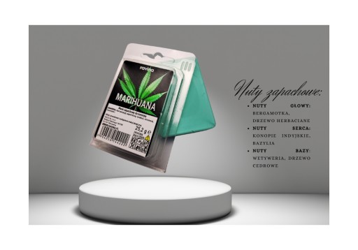 MARIHUANA 25g VOŇANÝ VOSK KONOPA VONNÁ KONOPA NA VOŇANÝ KRB