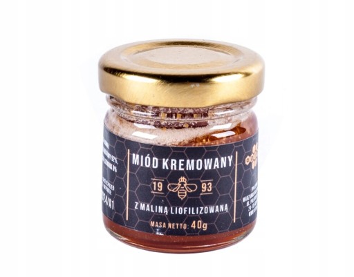 Mini KRÉMOVÝ MED s malinou 40g POĽSKO k sade