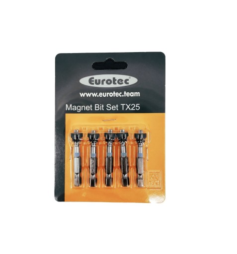 Magnetický bit Eurotec TX 25 s torx hrotom