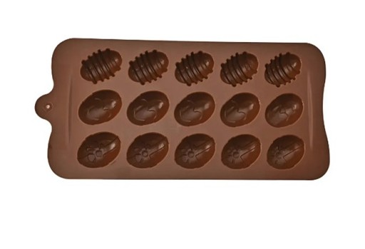 SILIKÓNOVÝ MOL NA COOKIES ČOKOLÁDOVÉ PRALINE VAJCIA VAJCIA VEĽKONOČNÁ VEĽKONOČNÁ MIX
