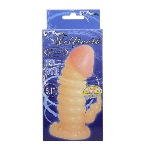 Stimulačný návlek na penis, anatomický tvar