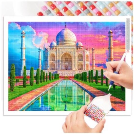 DIAMANTOVÁ MAĽBA DIAMANTOVÁ VÝŠIVKA MOZAIKA 5D TAJ MAHAL