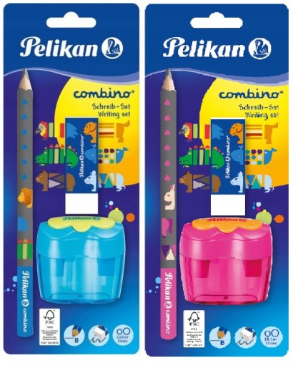 HERLITZ COMBINO súprava ceruzka + guma + strúhadlo
