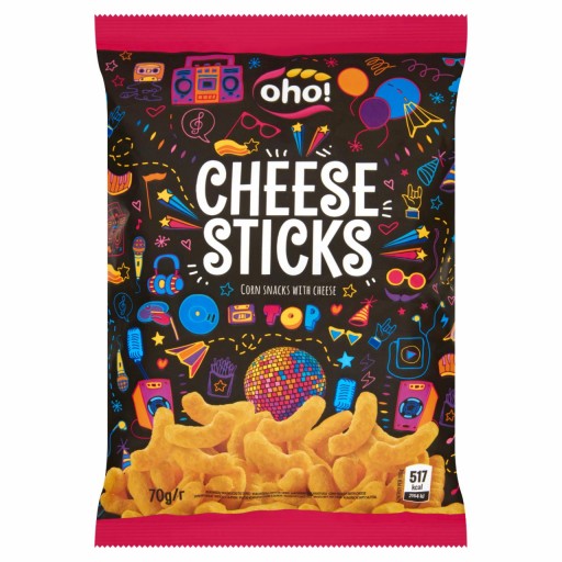OHO! Syrové tyčinky 200 g BIG chipsy! pre stranu LT