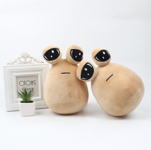POU PLYŠOVÝ MASKOT PLYŠOVÁ PLYŠOVÁ HRAČKA MÔJ MIMOKRETSKÉ ZVIERATKO MÄKKÉ 25 CM
