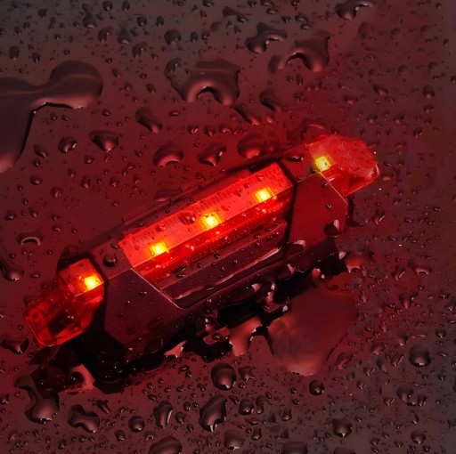 PREDNÉ + ZADNÉ LED BICYKLE LAMPA, NABÍJACIE, NA RIADITEĽKA