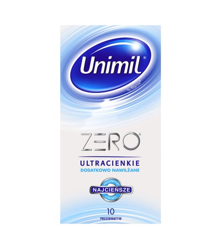 UNIMIL ZERO kondómy 10 ks SUPER TENKÉ