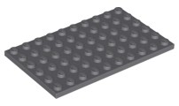 LEGO 3033 TANIER 6x10 tmavosivá NOVINKA (8g)