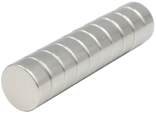 SILNÝ VALEC NEODYMOVÝ MAGNET 8x5 - SADA 10 / NEODYMOVÝCH MAGNETOV /