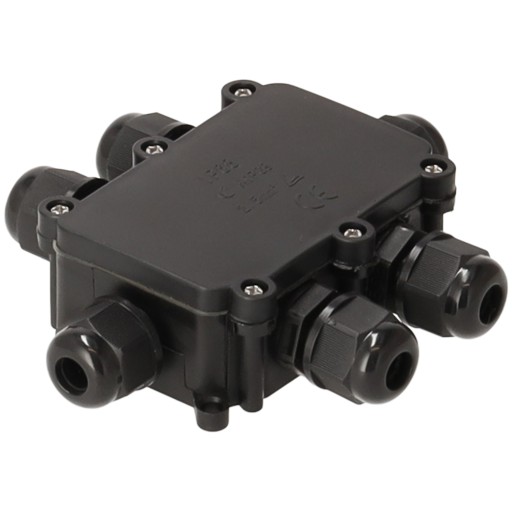 Hermetický elektrický box s tlmivkami 6x IP68 Vonkajší s kockou.