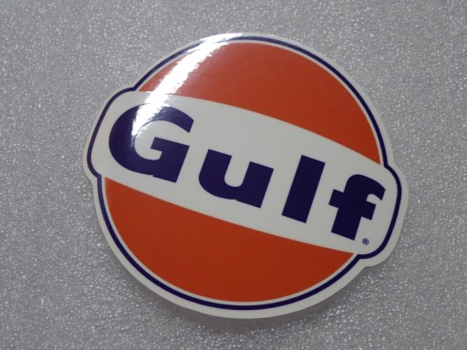 NÁLEPKA GULF RACING NÁLEPKA 7,6 x 7 cm