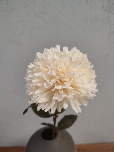 Chryzantéma GARLIC umelý kvet krémová chryzantéma 65 cm
