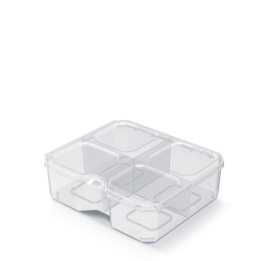 ORGANIZÁTOR NA NÁRADIE TRANSPARENTNÁ SQR BOX 15 VYSOKÝ BOX