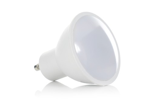 VÝKONNÁ SMD CCD LED ŽIAROVKA ÚSPORA ENERGIE GU10 10W 800lm 6000K STUDENÁ BIELA