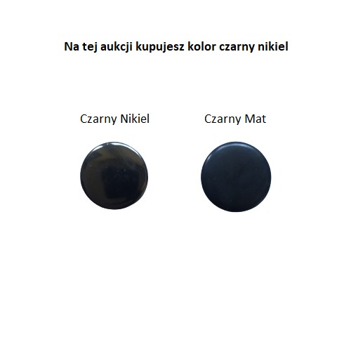 Patentky, kovové patentky 17mm, ČIERNA, 10 sád