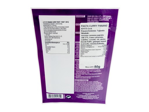 Kohútia pasta CURRY Panang 50g