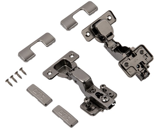 3D zadlabací nábytkový záves 2 ks - C82-3D/18* B-S BLACK STYLISH AMIX