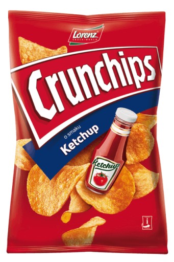 Crunchips Kečupové lupienky 140g