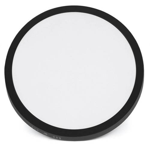 Okrúhle stropné svietidlo DOWNLIGHT, čierne, 12W, prisadené, 4K