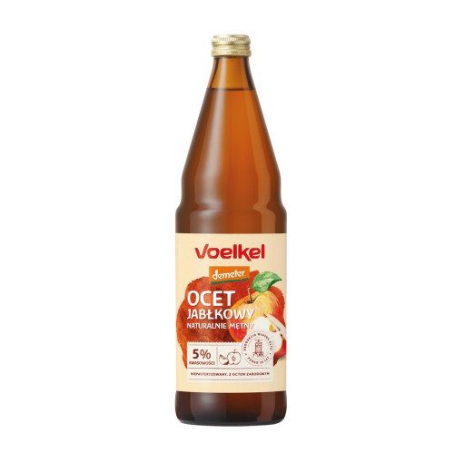 VOELKEL Jablčný ocot 5% (0,75l) Demeter BIO