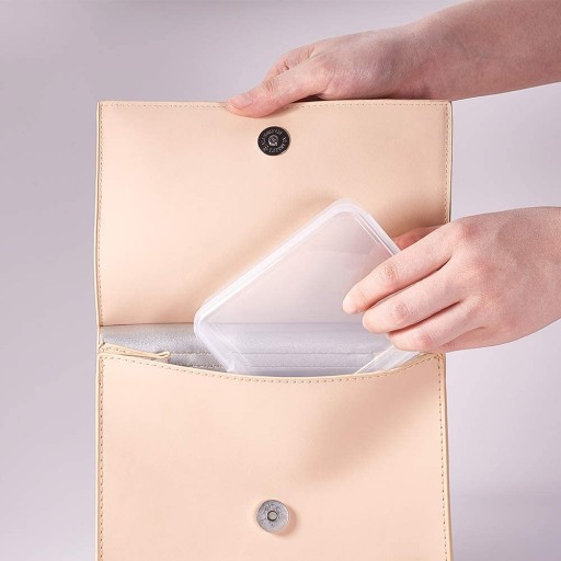 Priehľadný organizér box 11,2x8,9x2,7cm