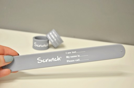 Scrunch informačný náramok - Mint