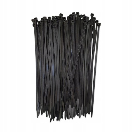 VIAZAČ KABEL na káble KABELOVÝ VIAZAČ ČIERNA 3,6x140 100 ks