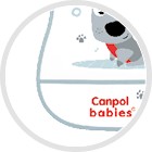 Umývateľný podbradník CANPOL S MÄKKÝM VRECKOM