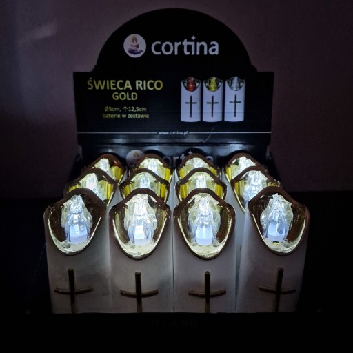 VEĽKÁ LED VLOŽKA DO SVIEČKY NA NAPÁJANIE BATÉRIOU 12,5cm PRE GRANES VLOŽKY DO SVIEČKY