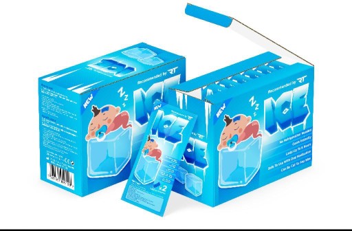 Chladiaca hydrogélová náplasť ICE 2 kusy