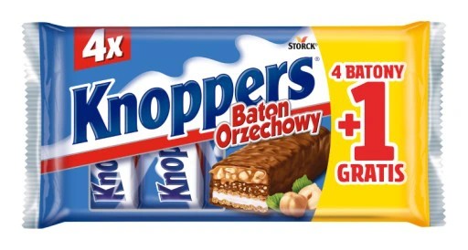 Knoppers Erdnuss Riegel Tyčinky 5 ks 200g