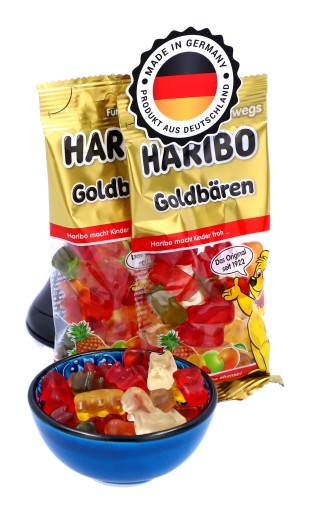 HARIBO MINI Golden Teddy Bears ovocné želé 75g DE