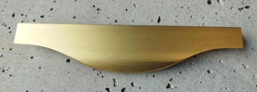 Nábytková úchytka GOLD edge 11,6 cm, ľahká, odolná UA04 do skriniek