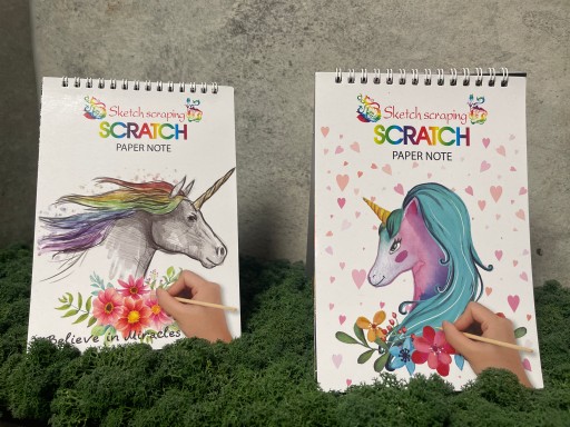 Omaľovánky Scratch Game Stieracie kartičky 20x14 Unicorn UNICORN