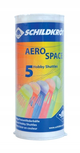 SCHILDKROT Aero Space badmintonové loptičky - 5 ks.