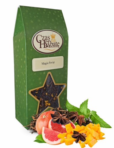 Čierny čaj, mango, klinček, aníz, MAGIE VIANOC, 70g