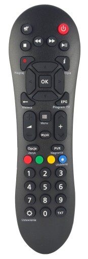 CYFROWY POLSAT EVOBOX ČIERNA DEKODÉR DIAĽK