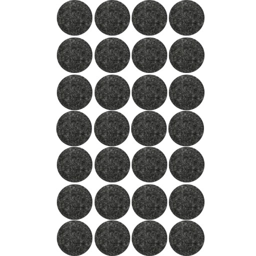 PLSTENÉ PODLOŽKY PRE NÁBYTkové STOLIČKY 20mm 28 ks