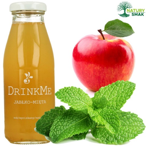 Sadvit Apple-Mint Juice 250ml 100% prírodný, LISOVANÝ, prirodzene zakalený