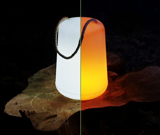 TURISTICKÁ LAMPA PRE STANOVENIE LED KEMPINGOVÁ LAMPA 2 REŽIMY POHYBLIVÉHO PLAMEŇA