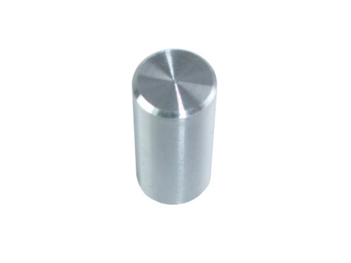 HLINÍKOVÝ GOMBÍK 6,7 MM X 12,5 MM STRIEBORNÝ