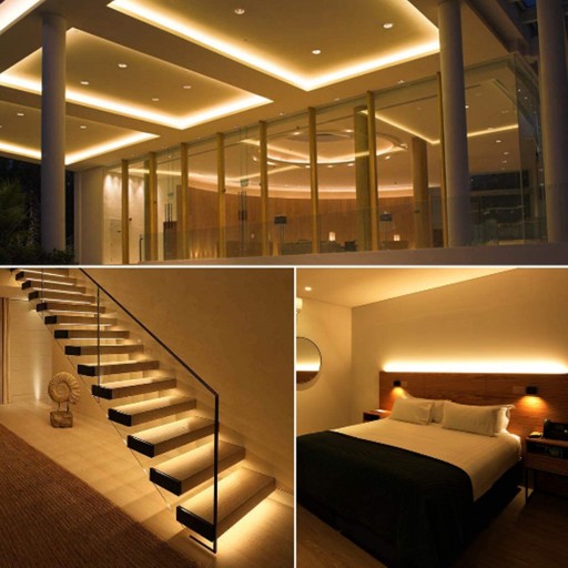 TEPLÝ BIELY LED PÁS 3500K IP65 28W VODEODOLNÝ DEKORATÍVNY 5 METROV