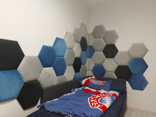 Čalúnené panely Hexagon-Honeycomb 26x22,5